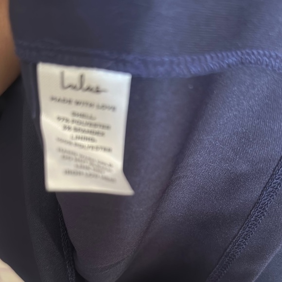 Lulu's Blue Sleeveless Sheath Midi Dress for Work - Picture 9 of 9